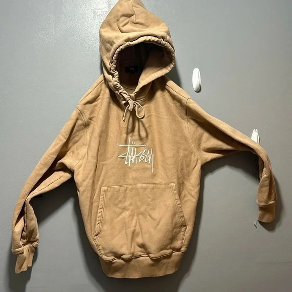 Stussy Designer Basic Appliqué Designer Hoodie Sweatshirt SM - Picture 4 of 16